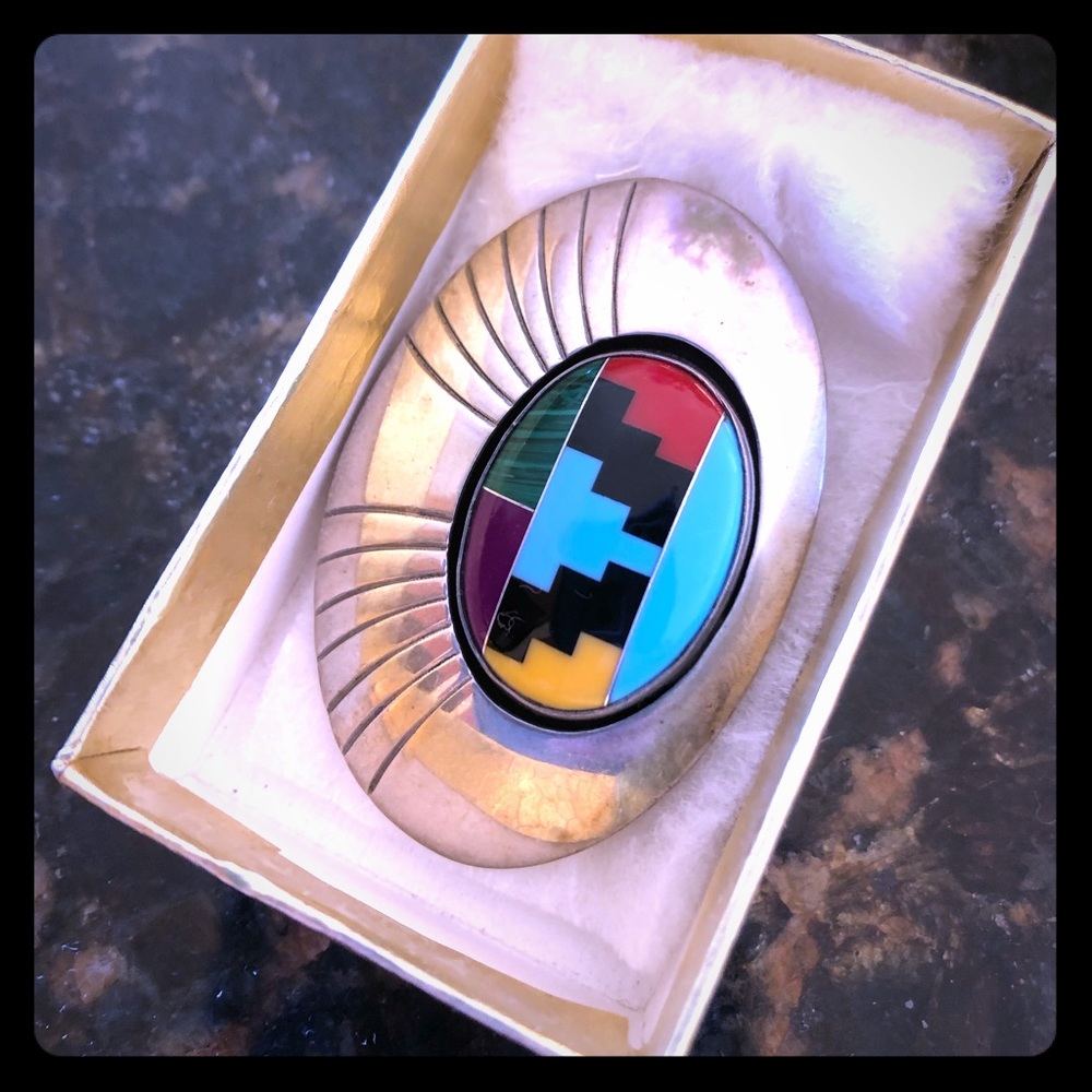 Sterling silver pin